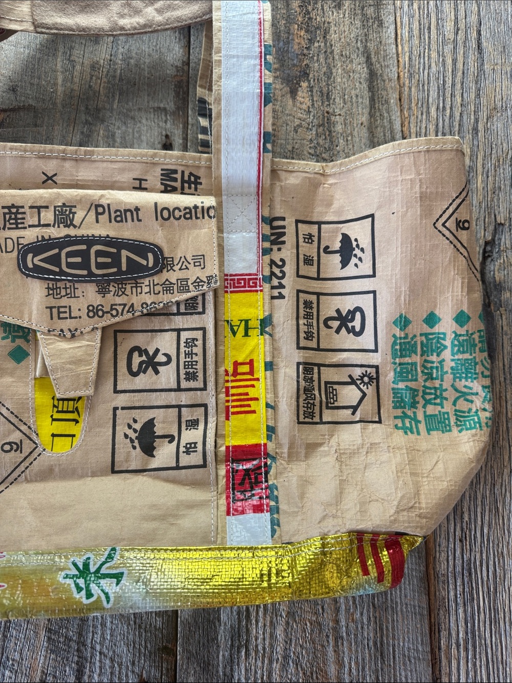 KEEN Eco-Friendly Upcycled Sack Tote